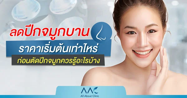 ลดปีกจมูก ราคา